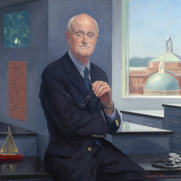 Oil Portrait of 
					Dr. Steven Bunney
					by Gerald P. York