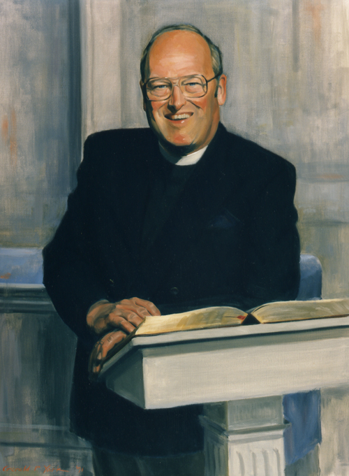 Oil Portrait Painting of 
					The Rev. James E. Annand 
					by Gerald P. York