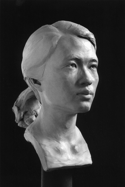 Portrait Sculpture of a Woman by Gerald P. York