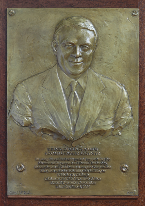 Bronze Relief Portrait Sculpture of Nicholas Chabraja
					by Gerald P. York
