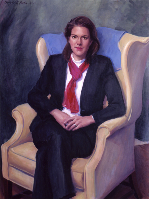 Gerald York Oil Portrait of Kerry Alys Robinson